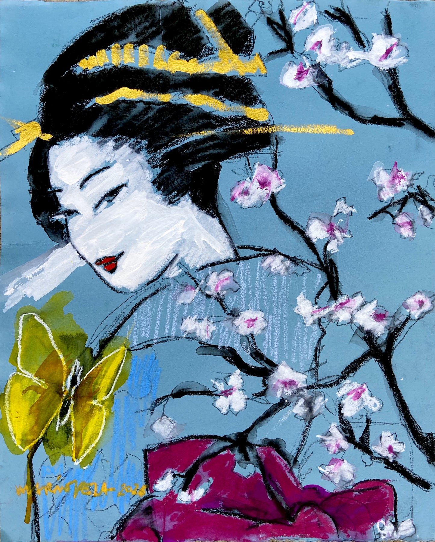 Madama Butterfly y el Cerezo II