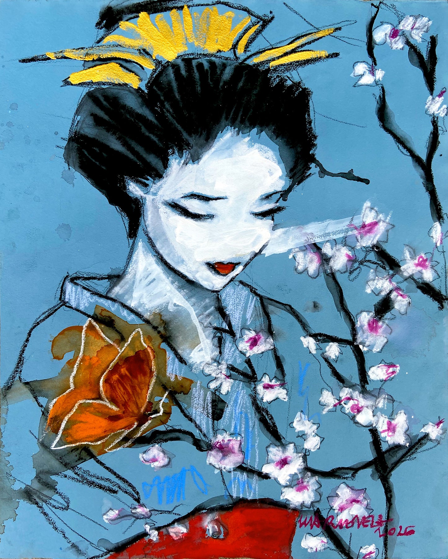 Madama Butterfly y el Cerezo III