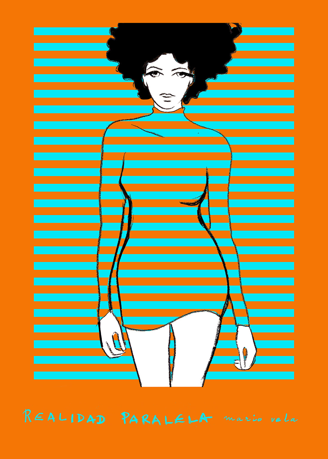 Naranja y Celeste