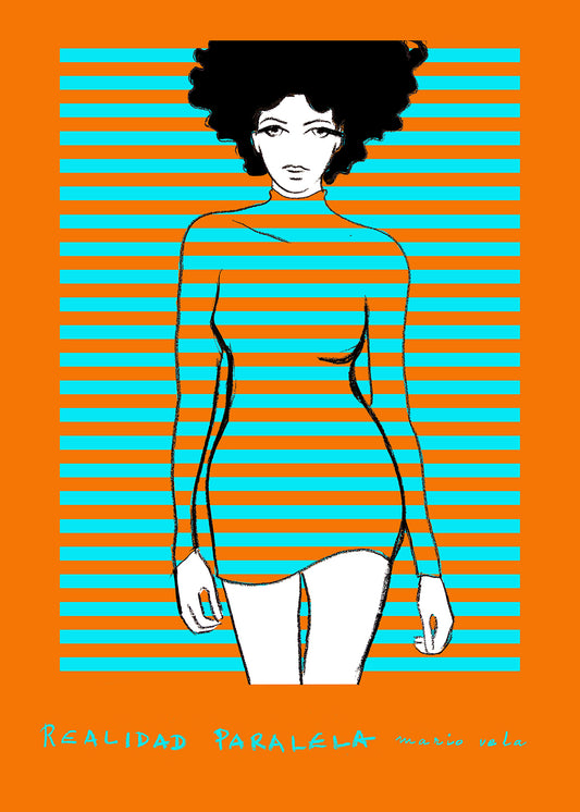Naranja y Celeste