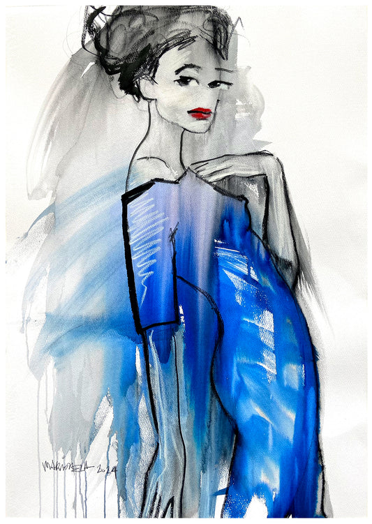 Vestida de Azul