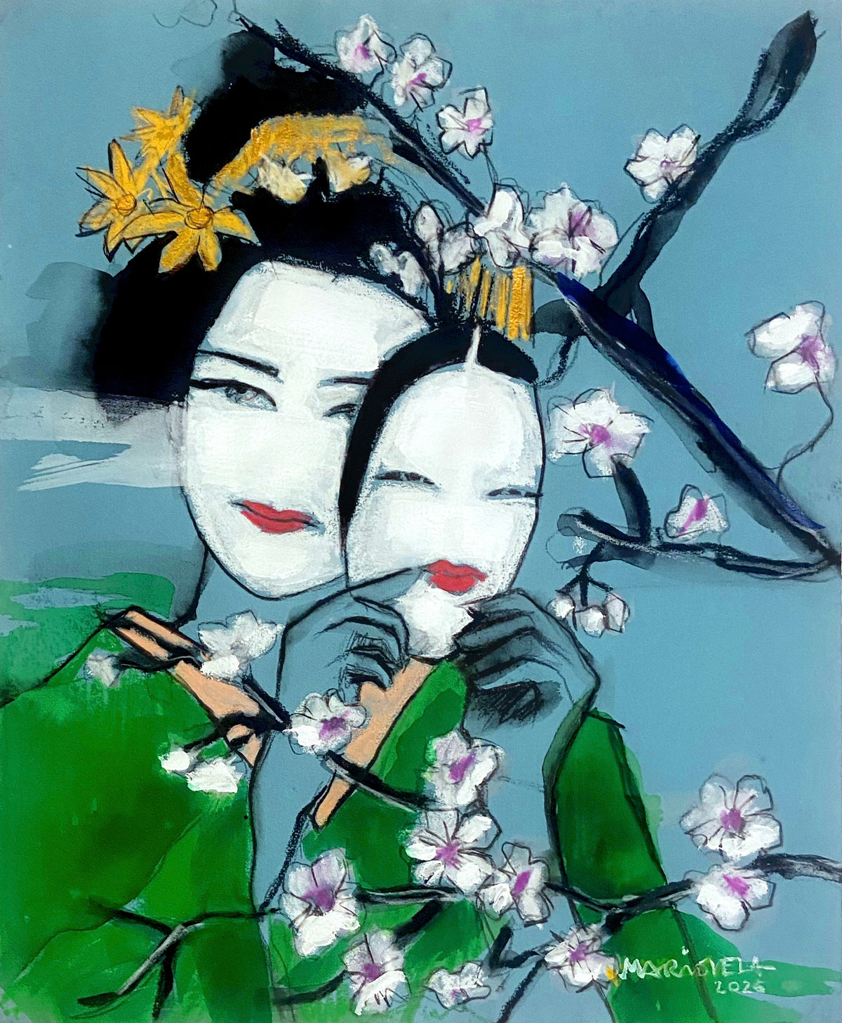 La japonesa y la máscara