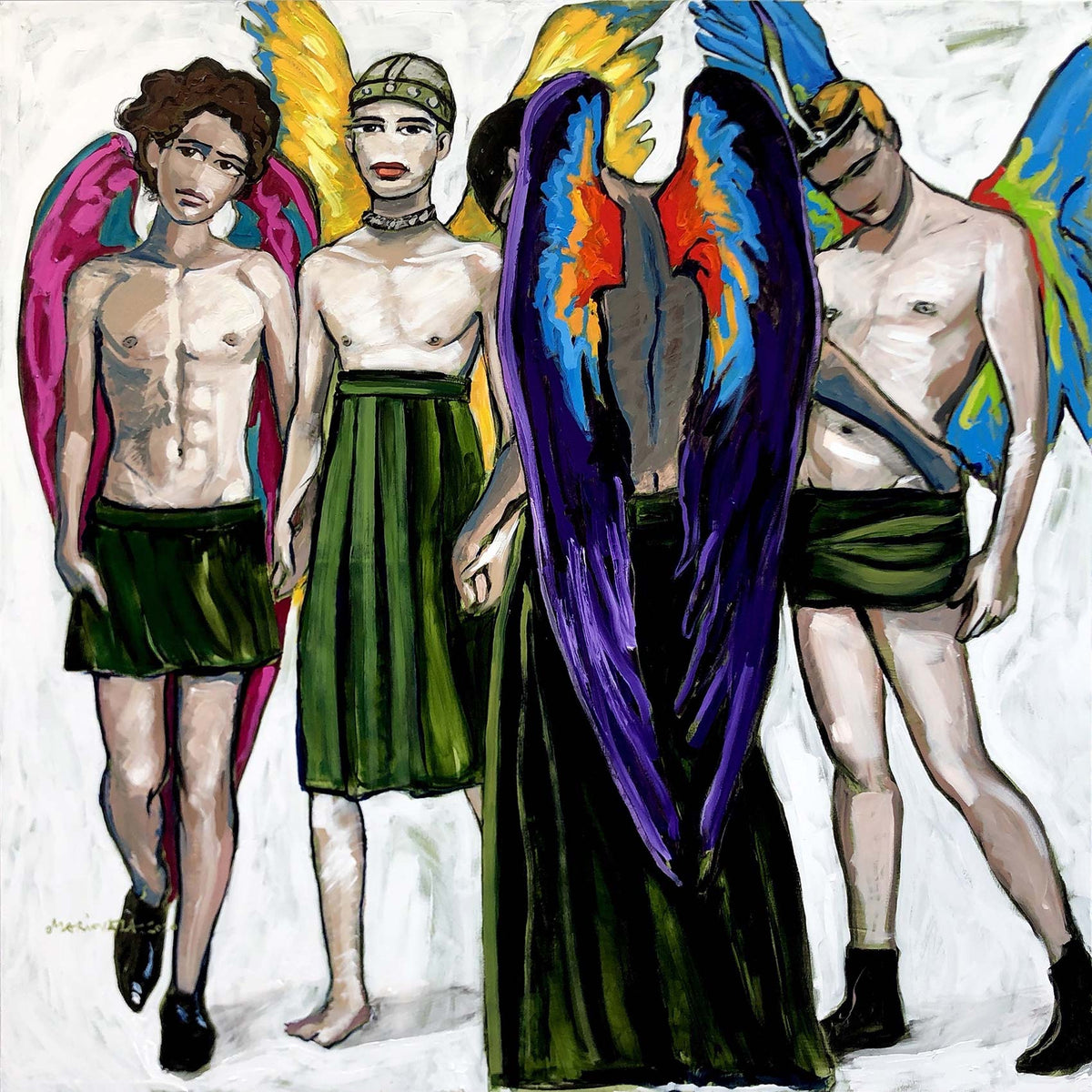 Sealtiel, Uriel, Jehudiel y Barachiel