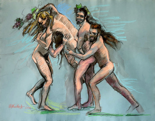 Faunos y Silenos jugando