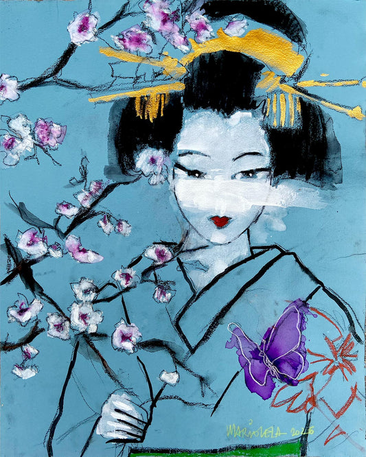 Madama Butterfly y el Cerezo