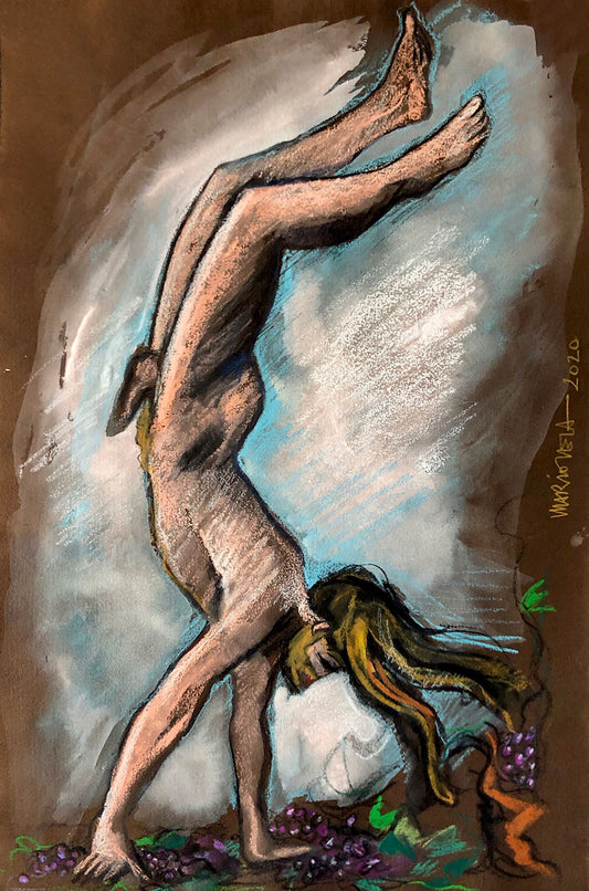 Fauno haciendo el pino